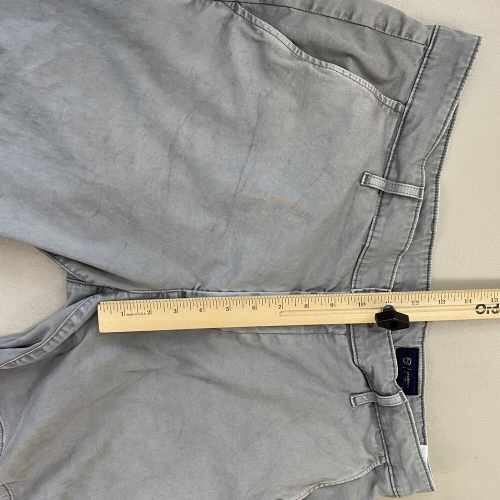 AG Wanderer Slim Shorts Mens 36x9 Gray Stretch Casual Chino Flat Front - Picture 5 of 14